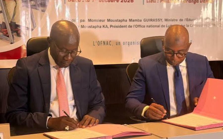 Le ministre de l’Éducation nationale et l’OFNAC engagent la prévention par l’école